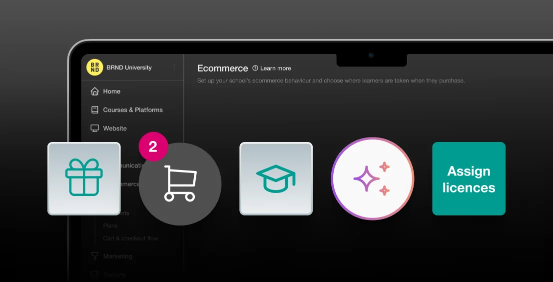 LearnWorlds Evolution hero image - mobile