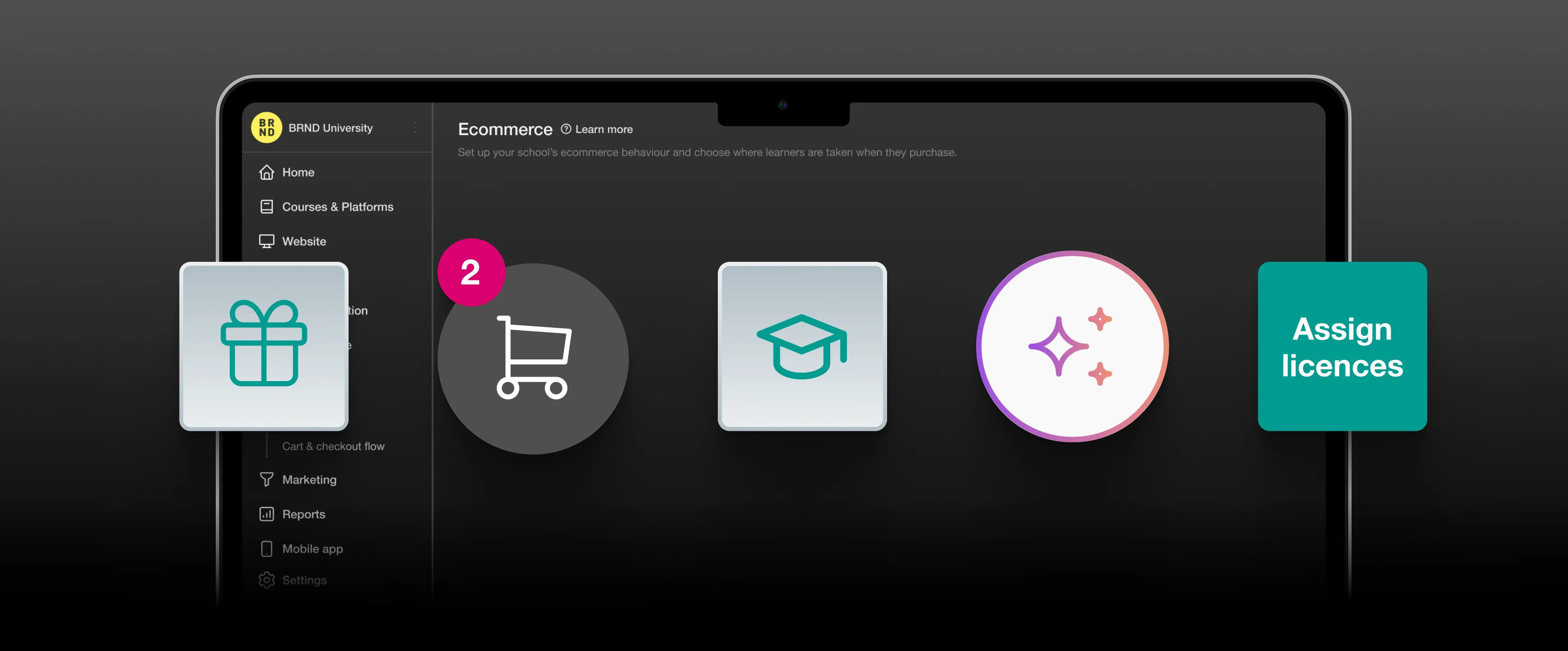 LearnWorlds Evolution hero image