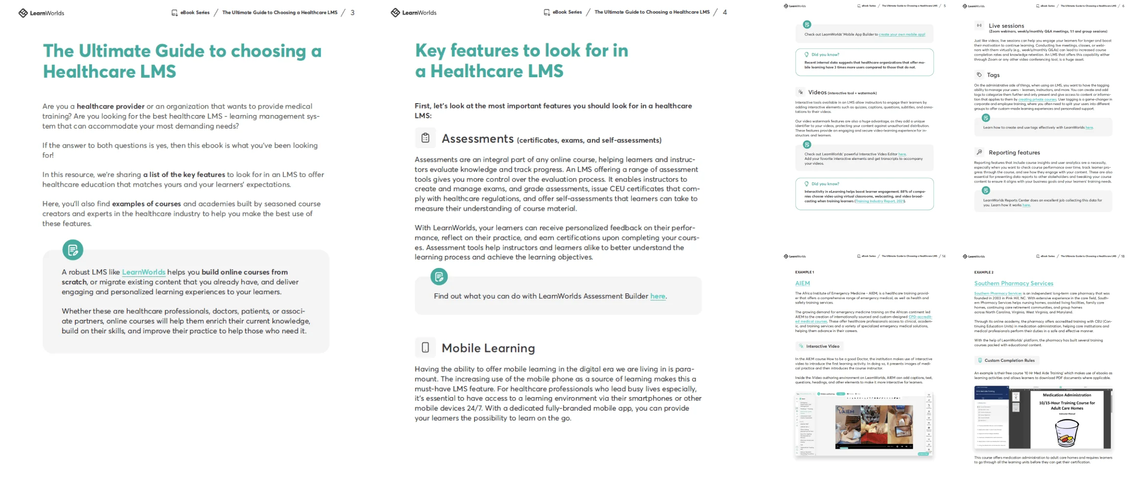 The ultimate guide to choosing a healthcare lms. Sample pages.