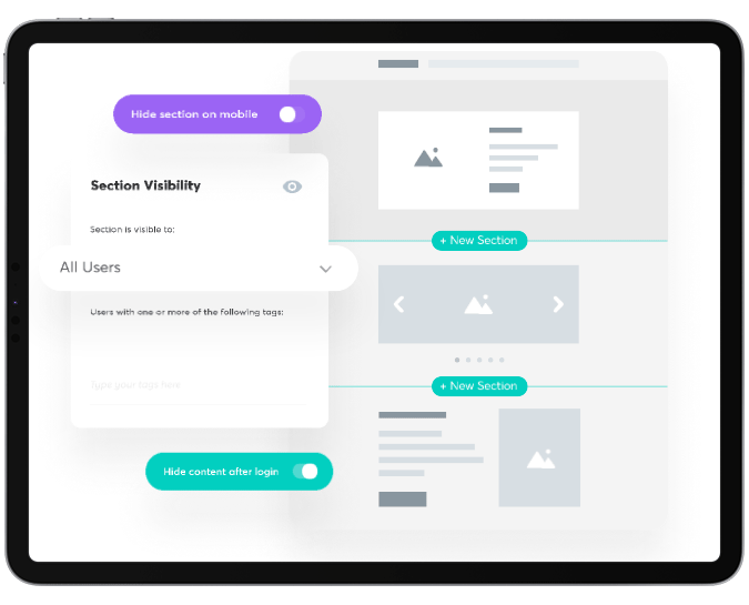 An educational website with a template for user categories down. Customizable website. An educational website with a template for user categories down. Customizable website.