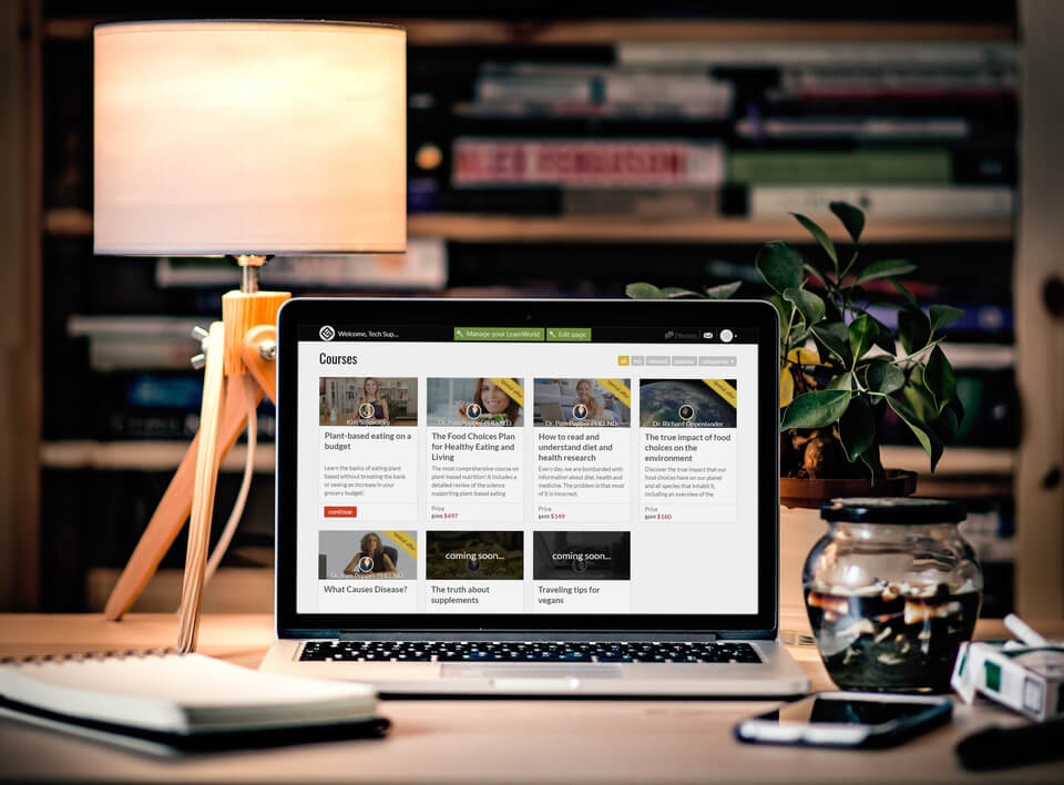 A cool desktop created using Magic Mockups