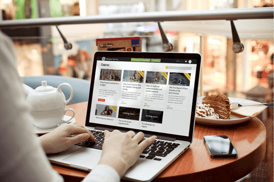 A mockup for a laptop created with Mockuper