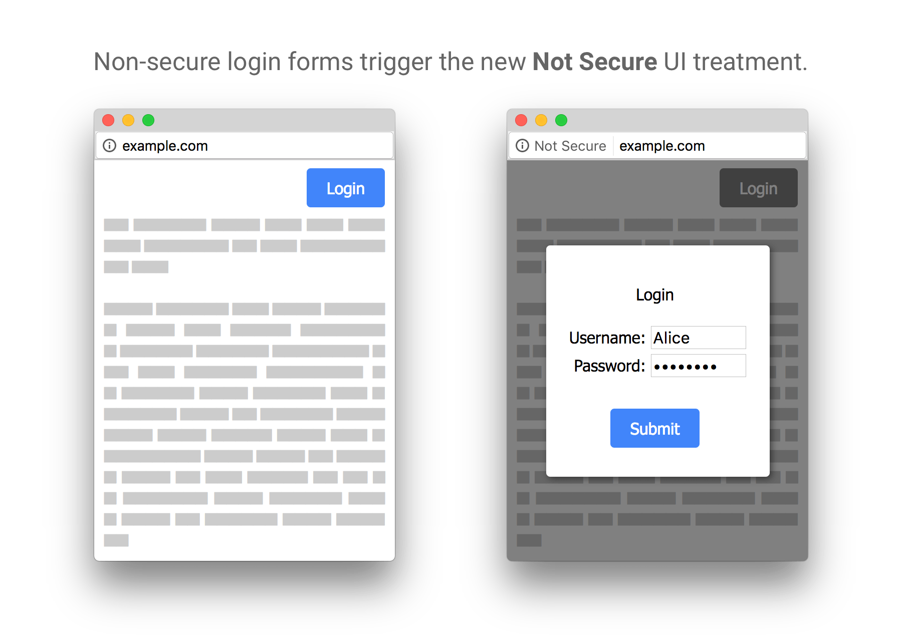 http warning example