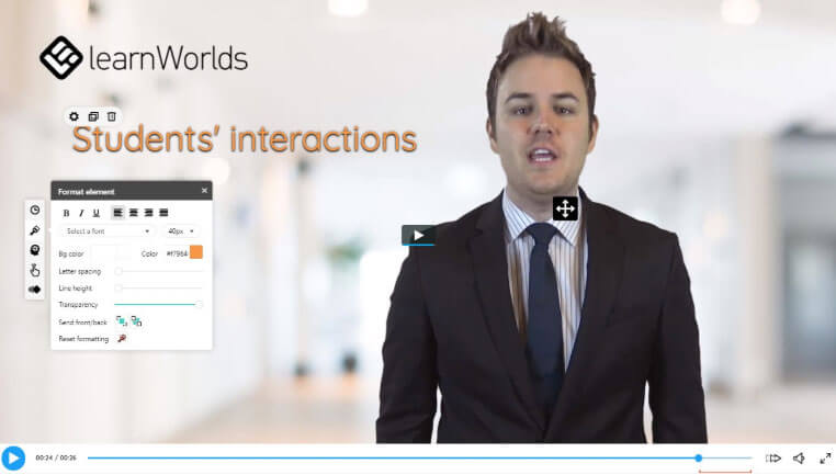 How I used Learnworlds’ interactive video player to guide viewers’ attention