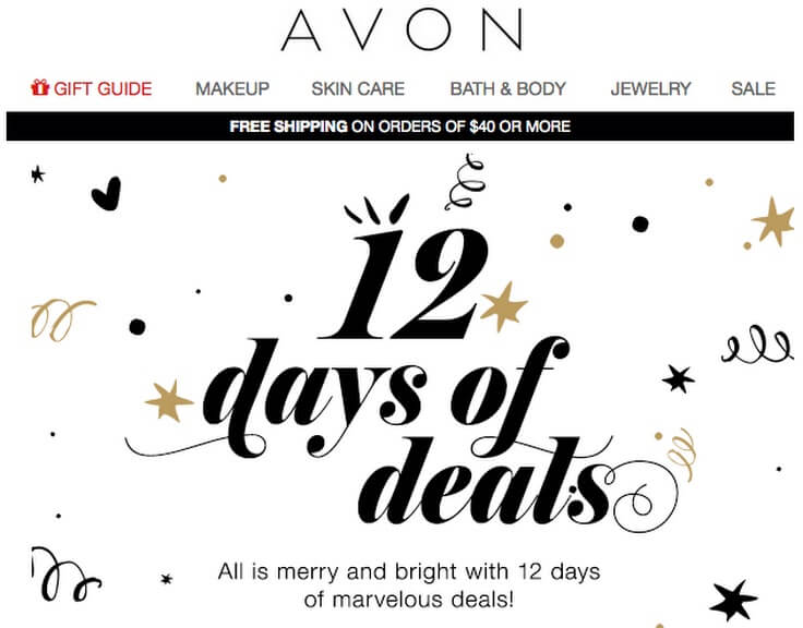 12 days of Deal by Avon