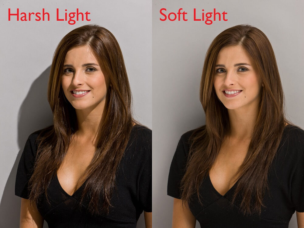 Harsh vs Soft light in video shots.