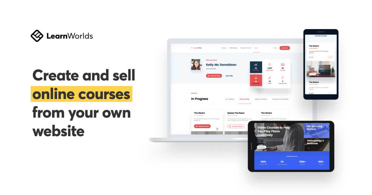 The Ultimate Guide To Selling & Marketing Online Courses | LeanrWorlds Ebook