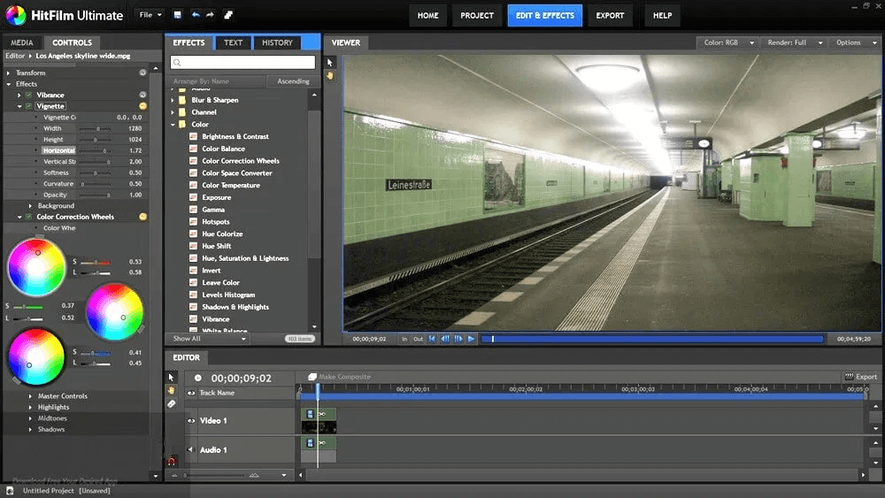 Hitfilm Express Screenshot
