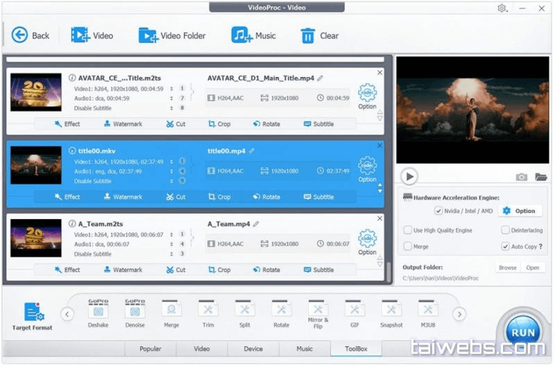 VideoProc Screenshot