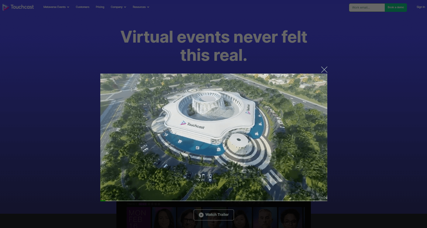 Screenshot from Touchcast