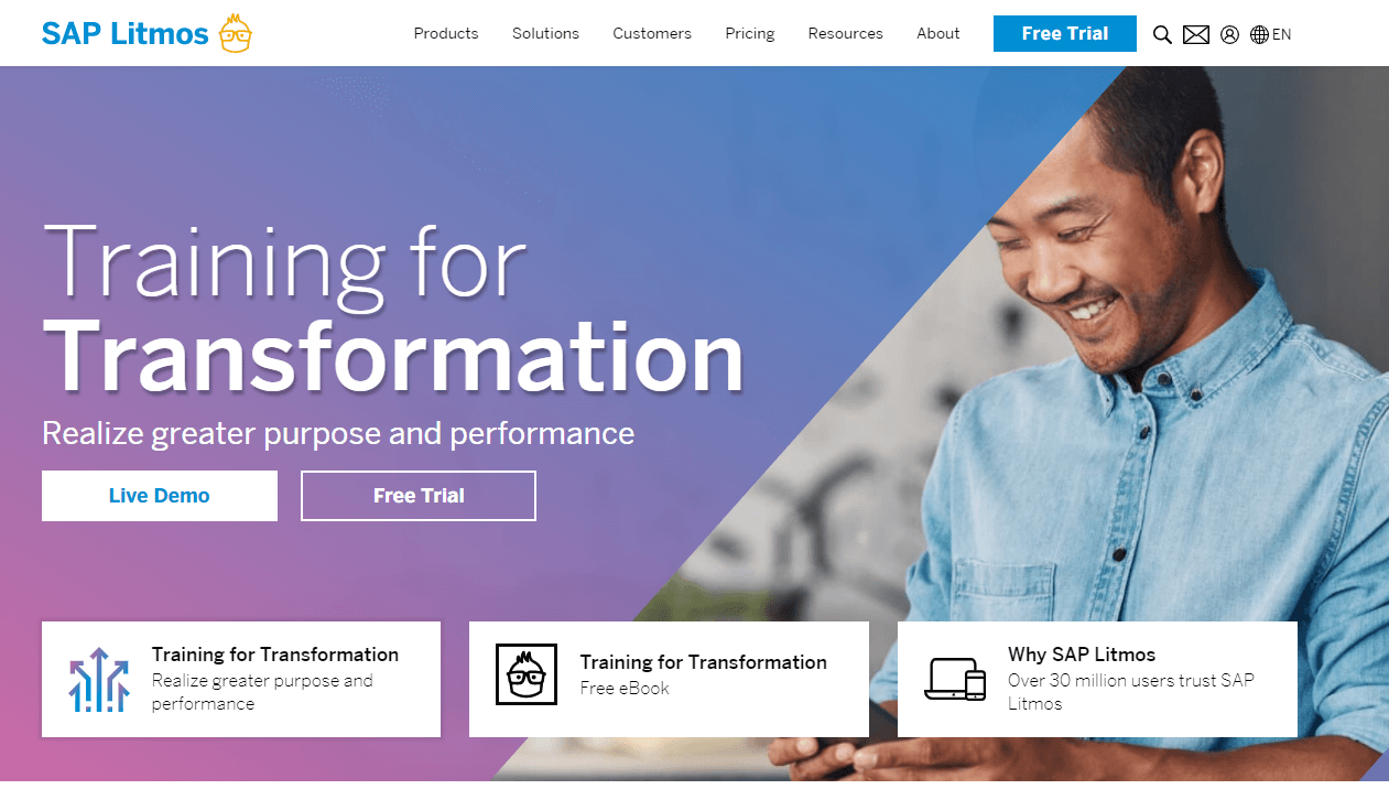 screenshot of SAP Litmos