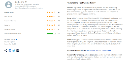 Adobe Captivate reviews 2