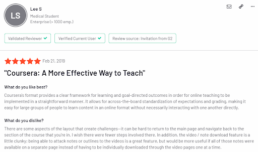 Coursera reviews 1