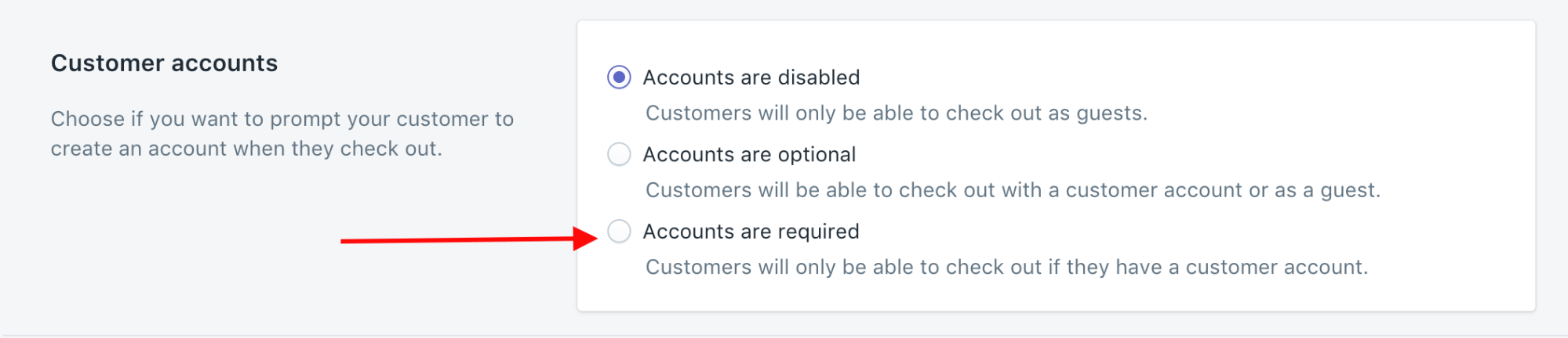Setup Shopify to enable accounts and sync learners to your online course.
