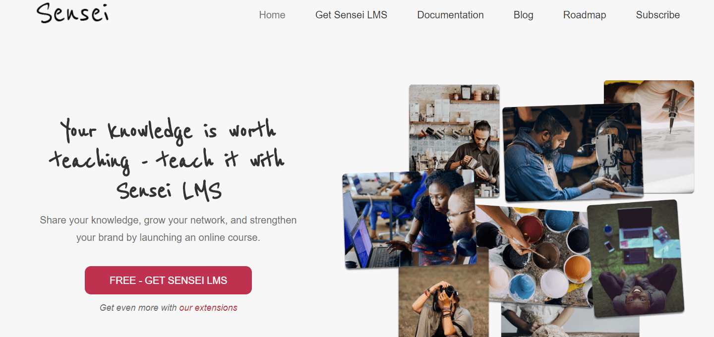 Sensei LMS Screenshot