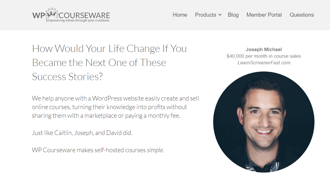 WP Courseware screenshot