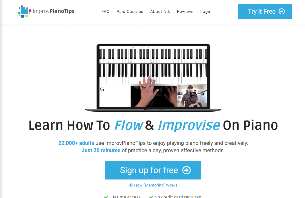 Improv Piano Tips home page