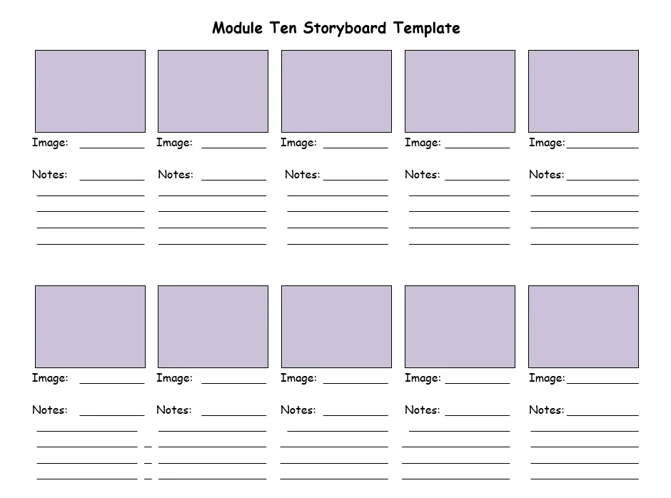 Story board example