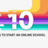 How to Start an Online School in 2023 + Infographic