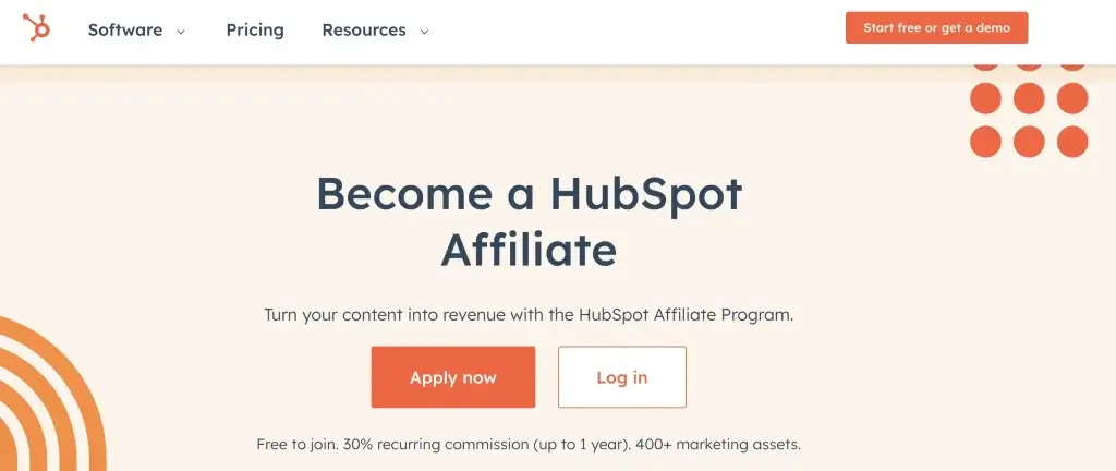 HubSpot affiliate marketing