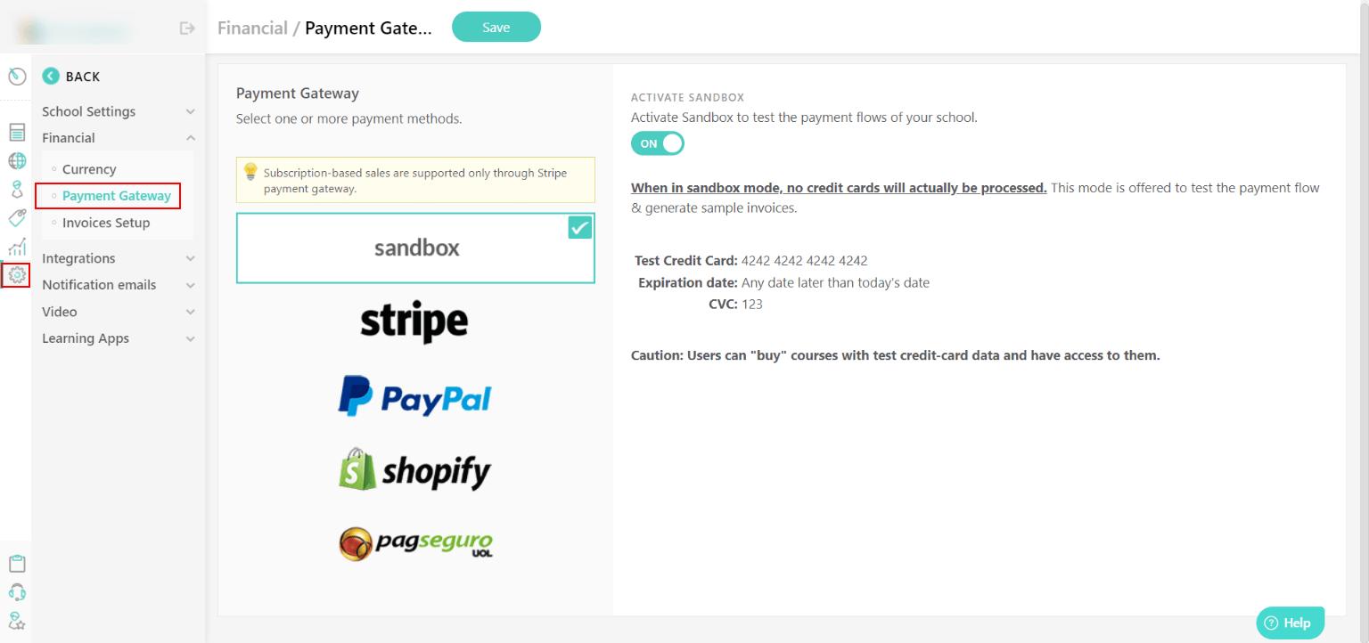 Payment Gateways in LearnWorlds