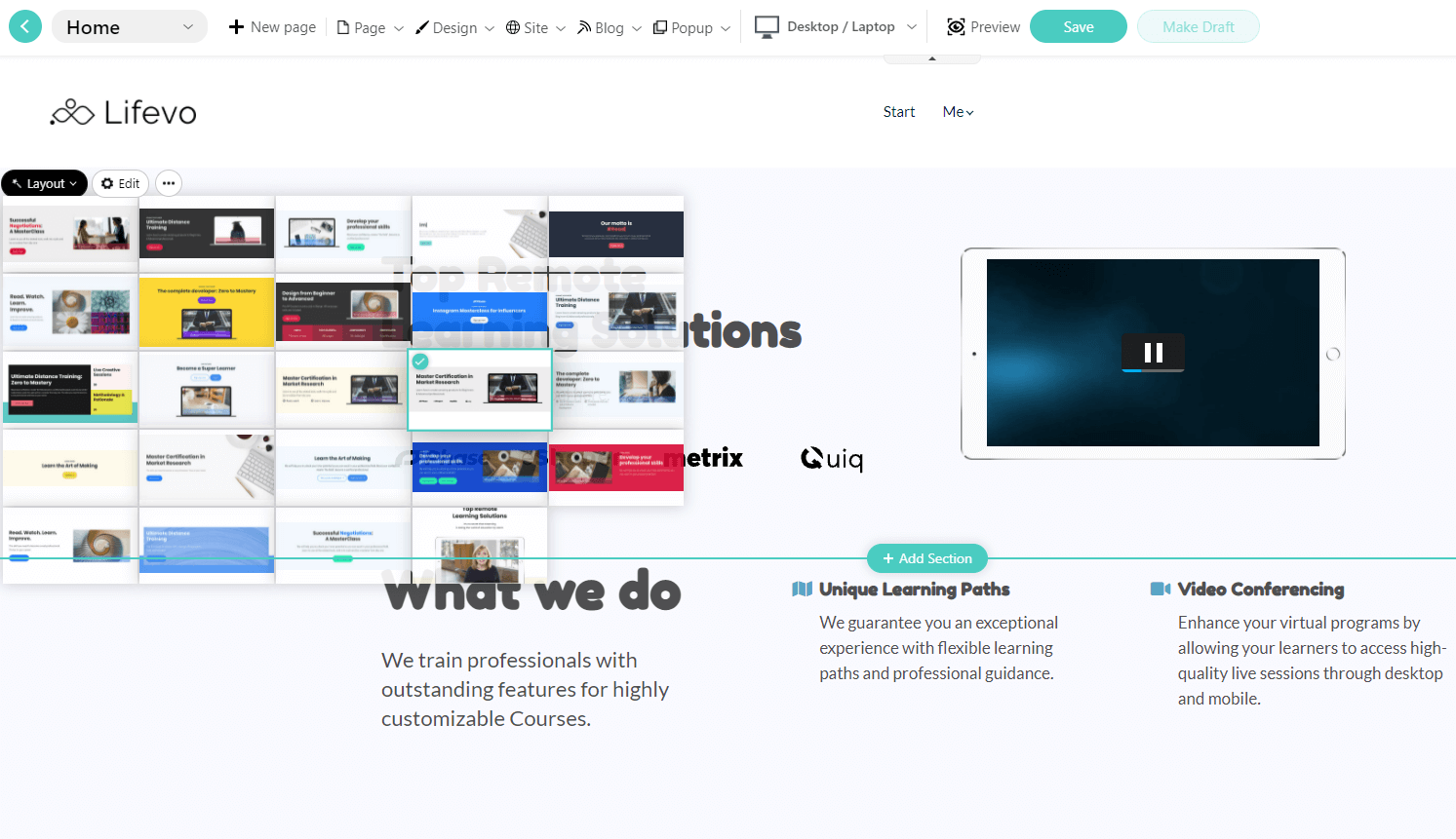 How To Create an eLearning Website with Templates & Examples ...