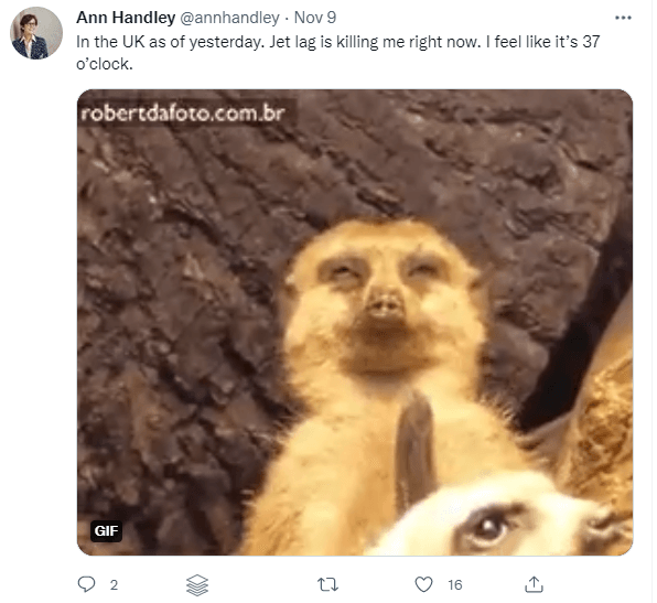A screenshot of Ann Handley's post on Twitter. Image title: Ann-Handley-Twitter