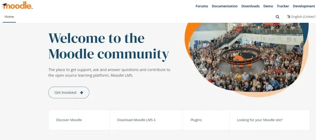 moodle-website-screenshot