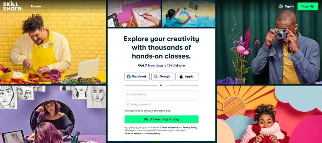 skillshare-website