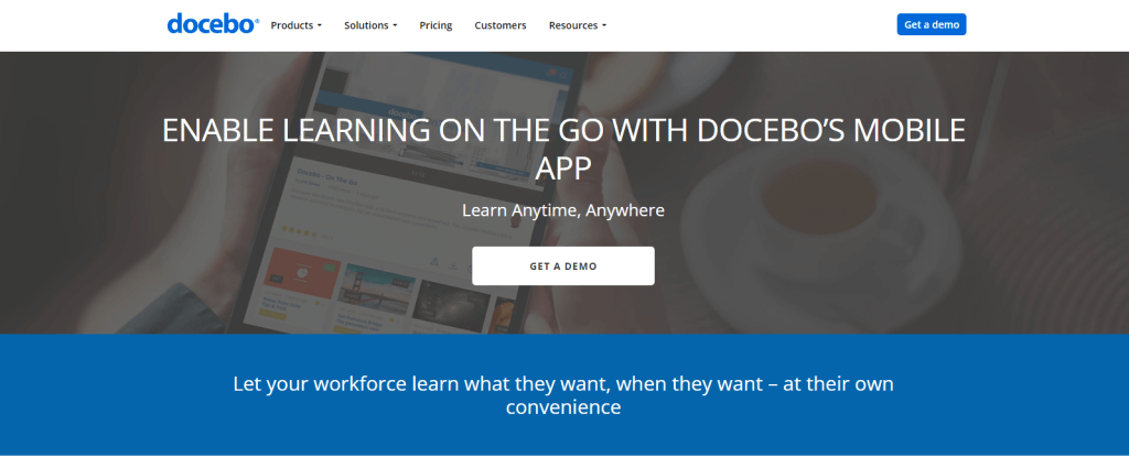 Docebo mobile aop