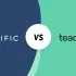 Comparison between Thinkific vs Teachable cover image.