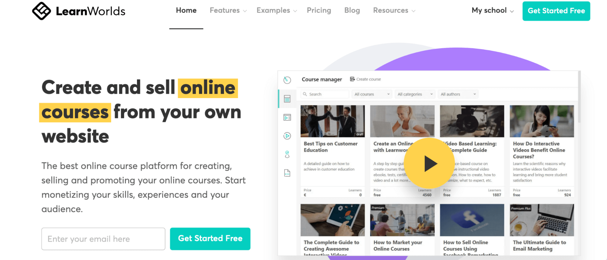 LearnWorlds review: How to create & sell online courses 4