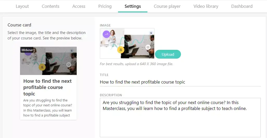 screenshot from LearnWorlds course card