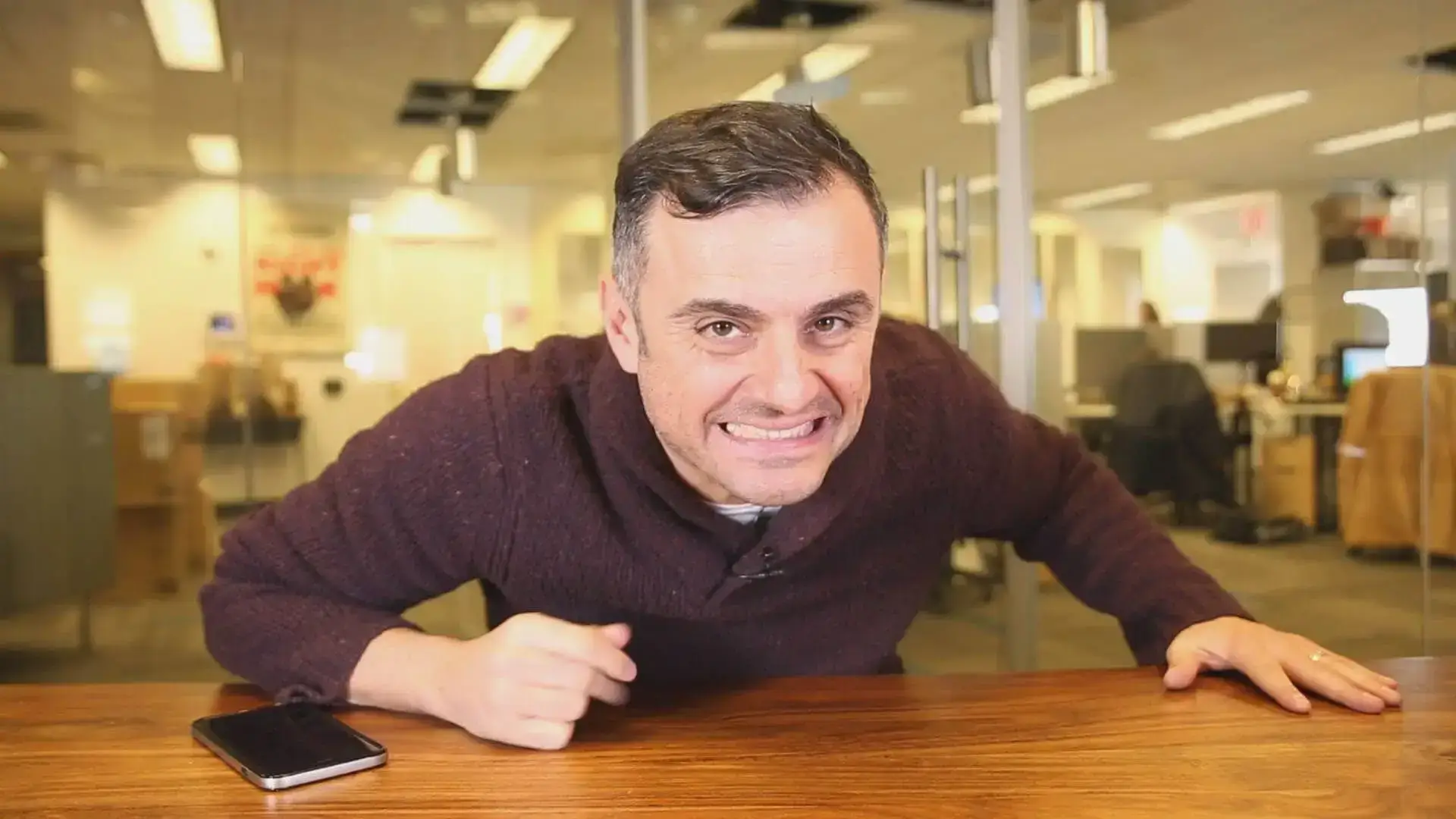 Gary Vee talking on his YouTube channel.