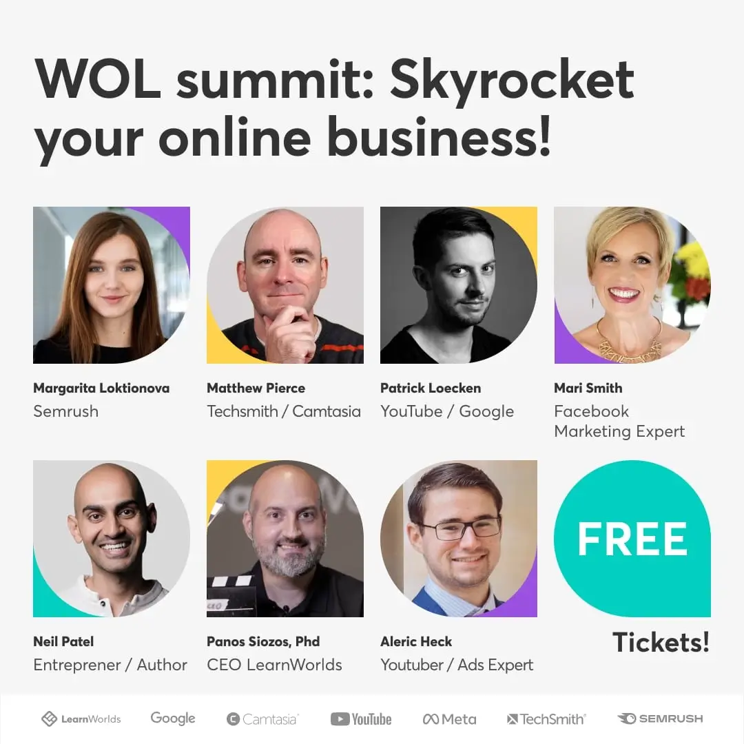 Speakers of WOL2022 including Mari Smith, Neil Patel and more.