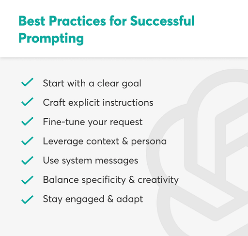 Best Practices for Successful Prompting