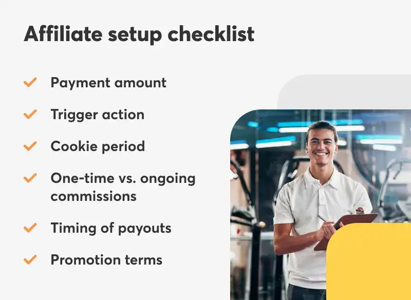 The affiliate setup checklist for fitness coaches.