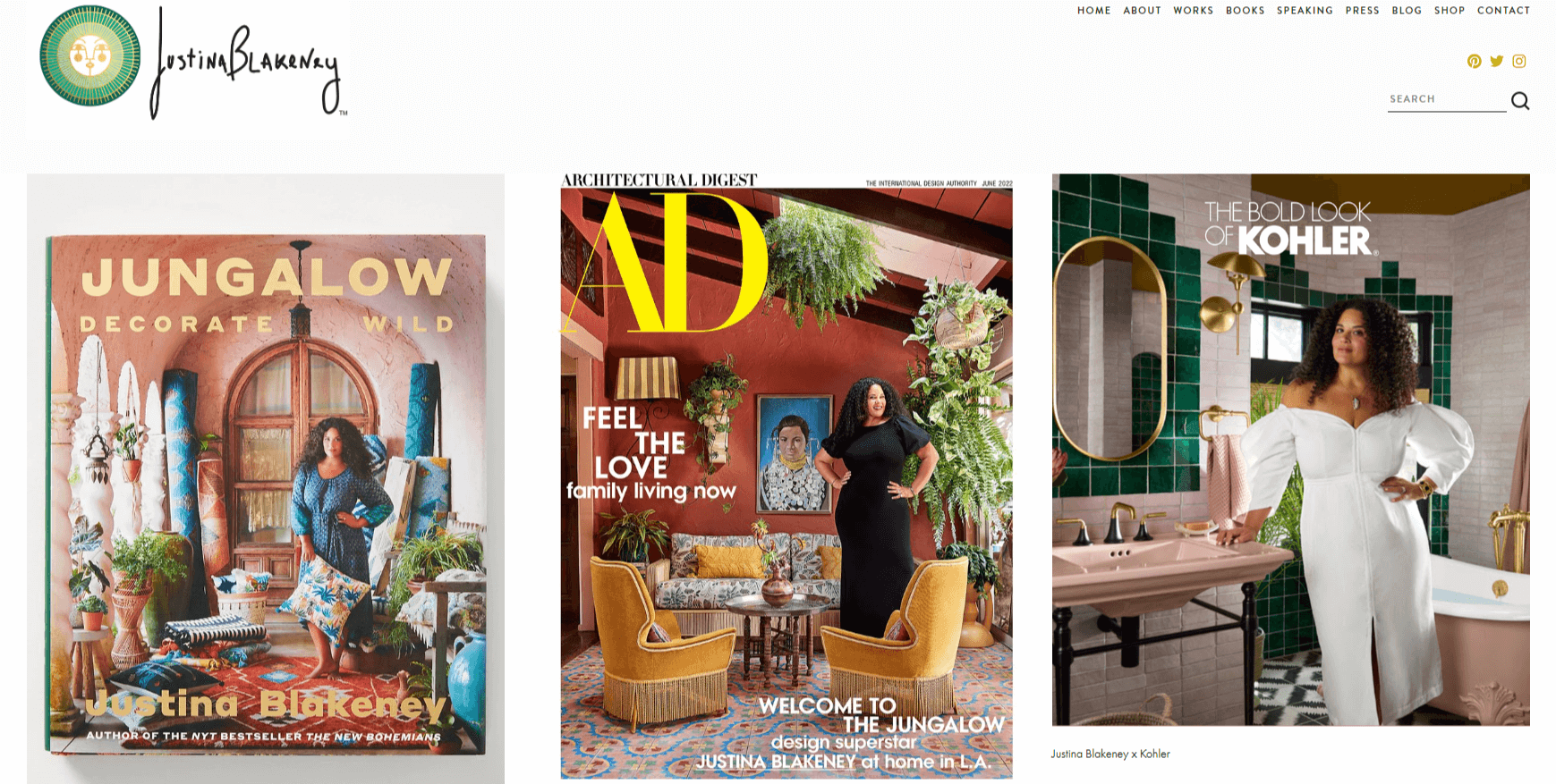 screenshot-of-Justina-Blakeney-website