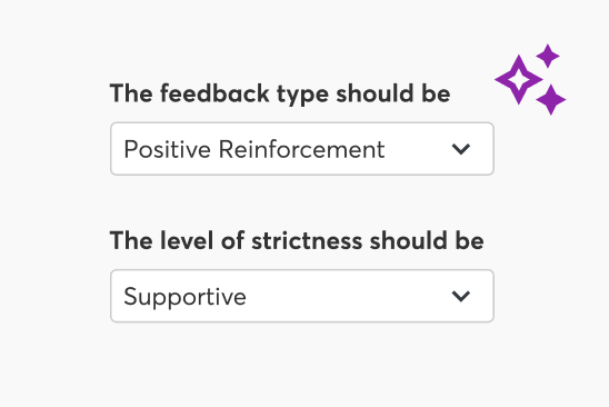 AI feedback assistant providing detailed responses for exam questions