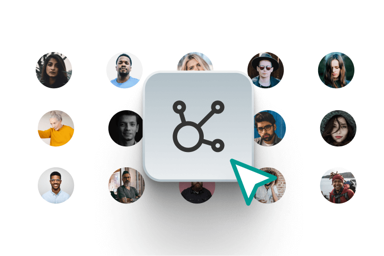 A cluster of professional portraits representing an expanding business network.