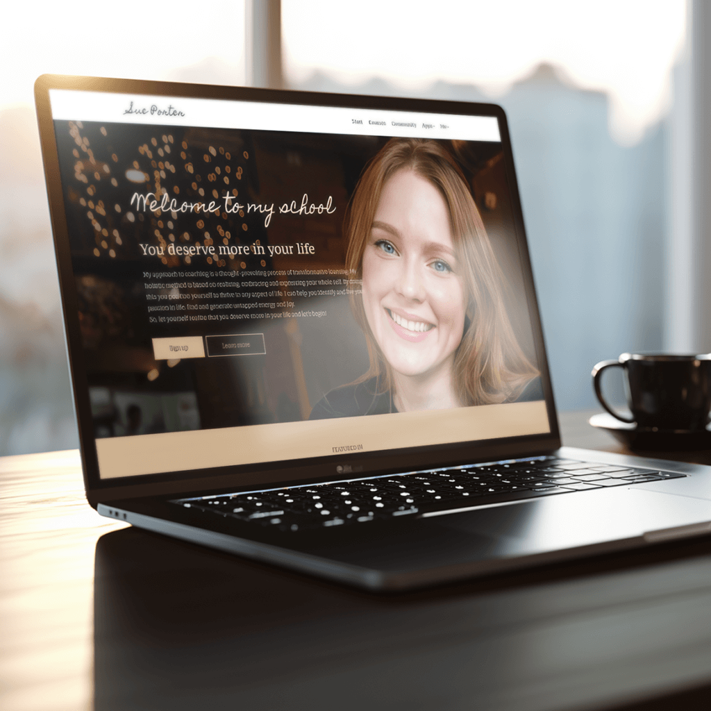 White-label school components including custom domain, branded login, emails, and mobile app