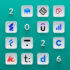 A collection of online learning platforms' logos and 2026 in the middle in blocks on a green-blue coloured background.