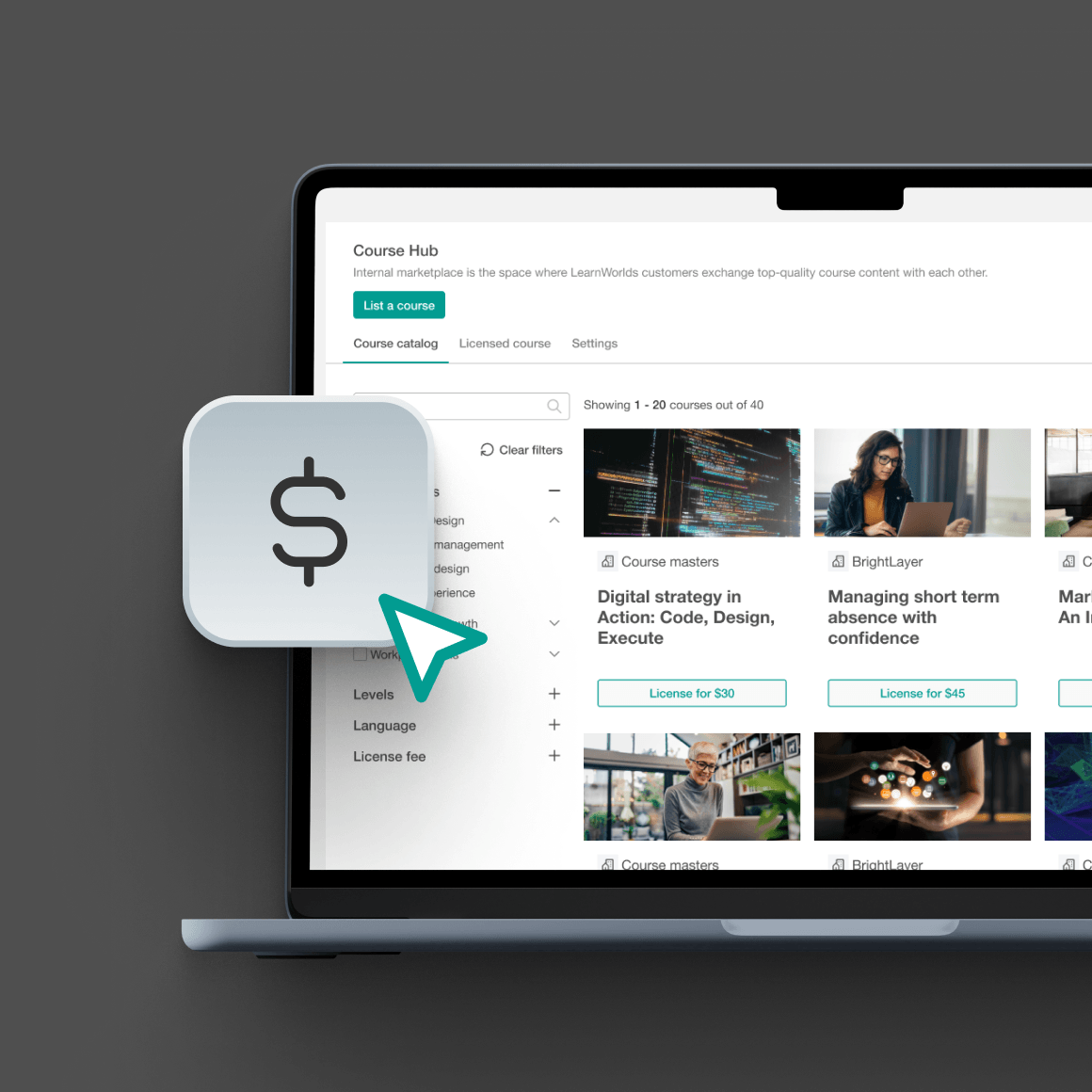 Course Hub | 150+ Ready-to-License Courses | LearnWorlds