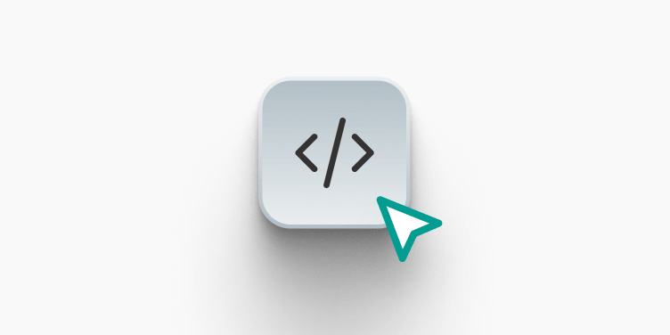 Code/SEO icon (code brackets with cursor/arrow).