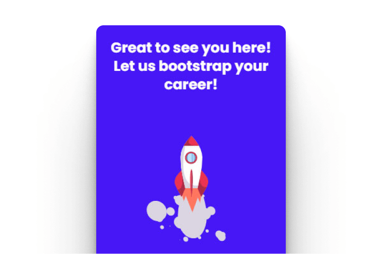 Simple notification pop-up used to display announcements or updates.