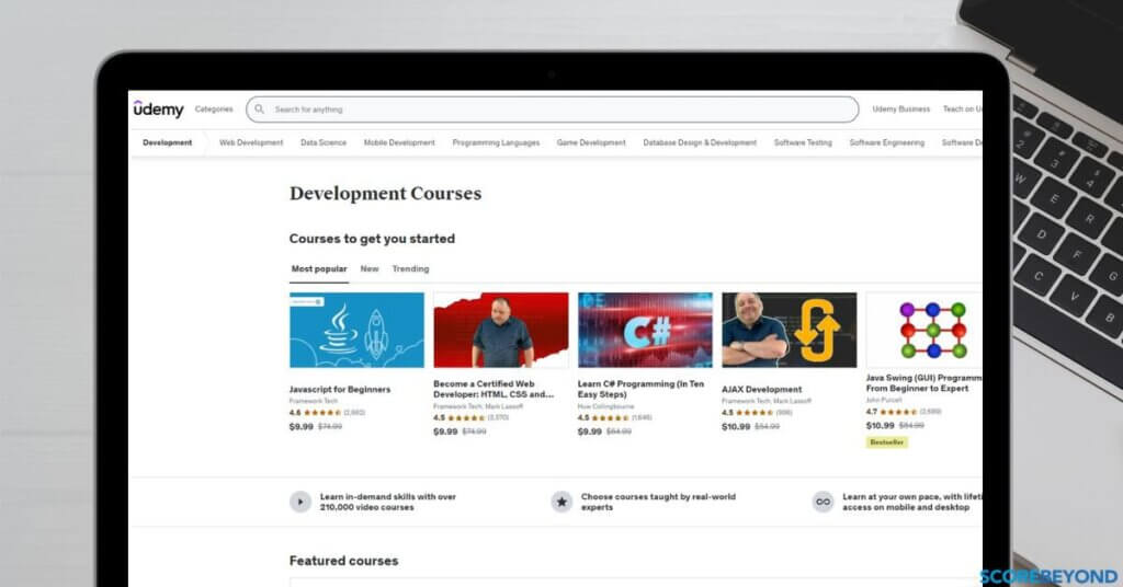 A screenshot showing the Udemy platform.