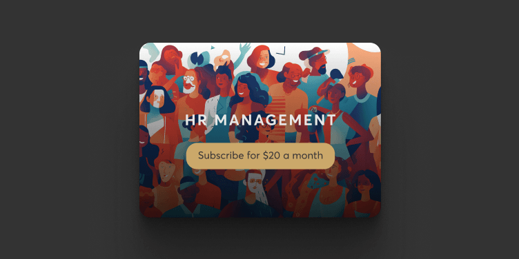 Course offer card graphic representing selling training programs.