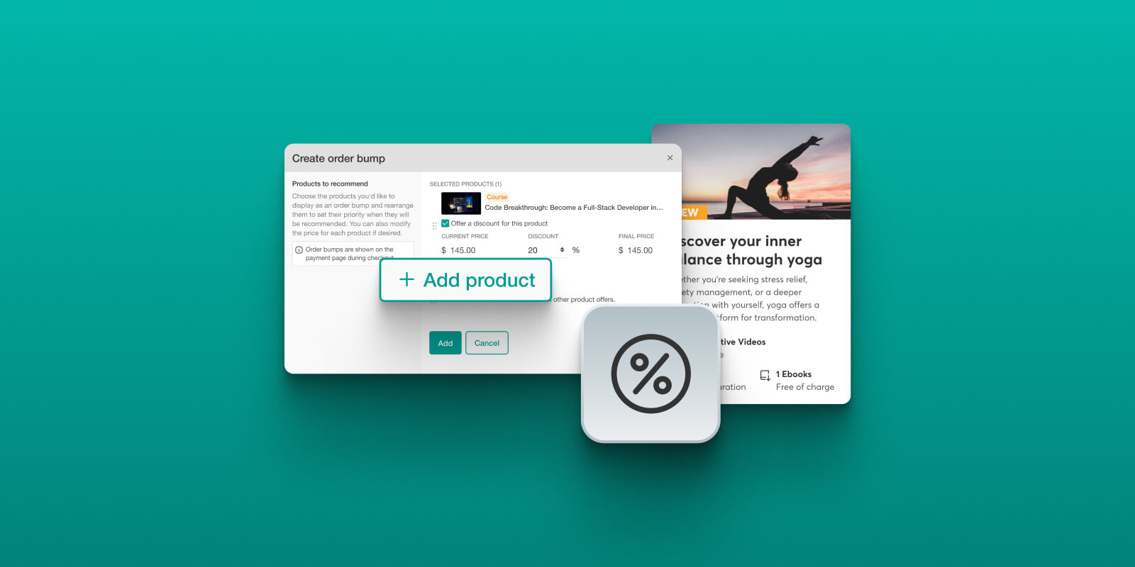 New in LearnWorlds: Product Recommendations, Order Bumps, and Cart-based Discounts