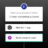 An image with a black background introducing LearnWorlds Automations.