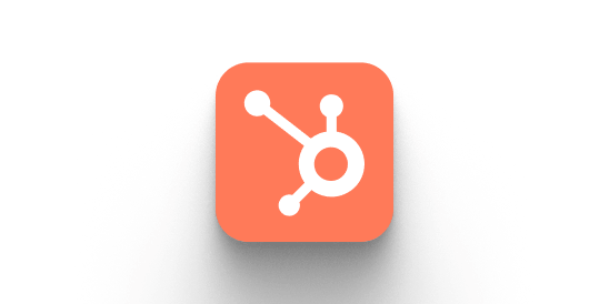 HubSpot integration icon representing two-way synchronization of learner and contact data between LearnWorlds and HubSpot.